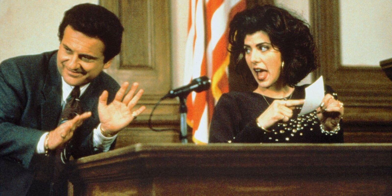 Joe Pesci and Marisa Tomei on the stand in My Cousin Vinny
