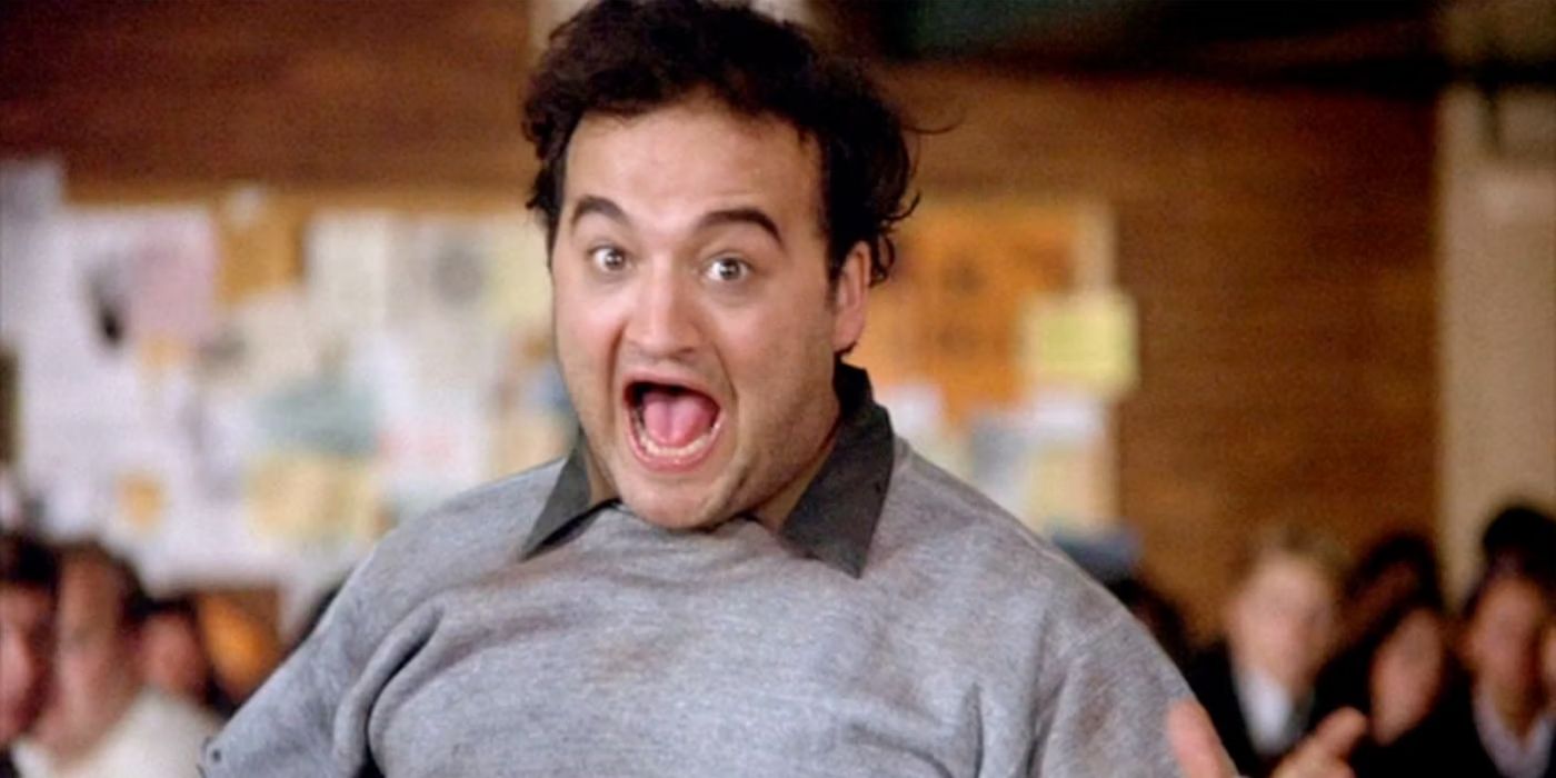 John Belushi as Bluto screaming in the cafeteria in Animal House