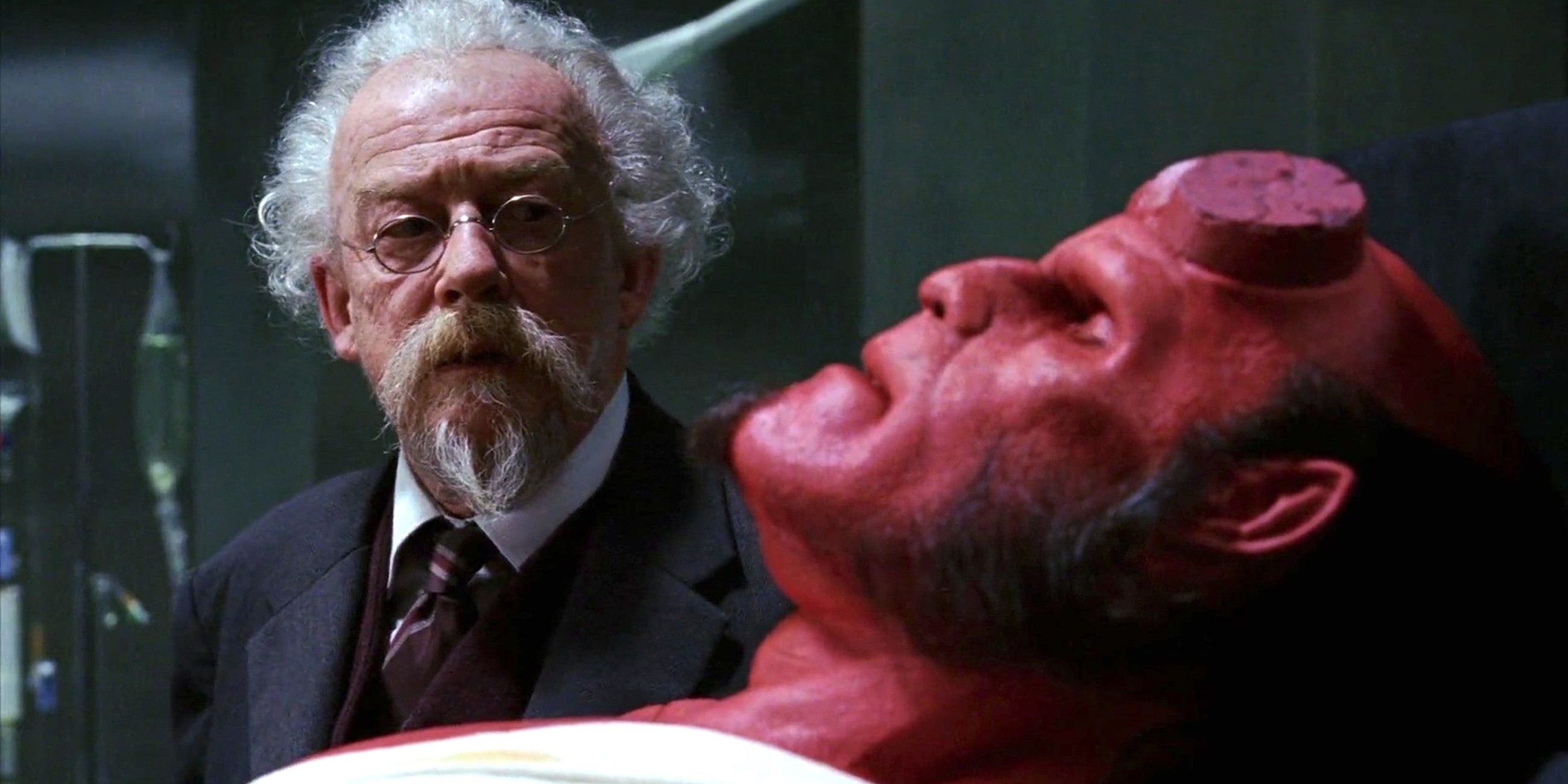 John Hurt and Ron Perlman in Hellboy