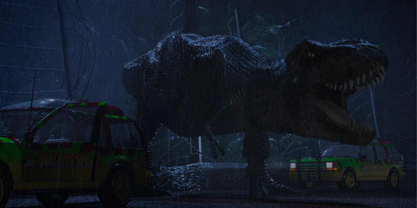 Jurassic Park T-Rex Scene Looks Even Better Remade On PlayStation