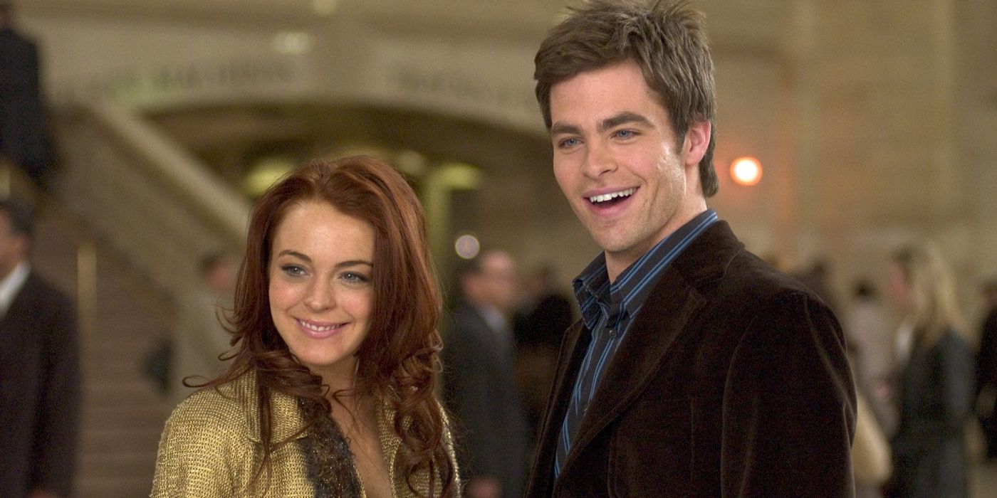 Chris Pine and Lindsay Lohan in Just My Luck