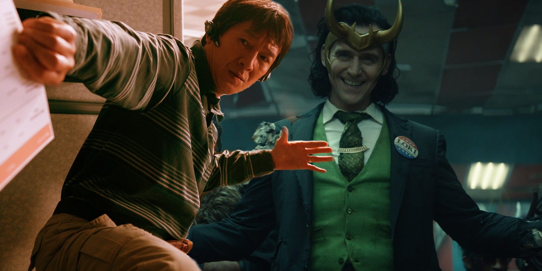 Ke Huy Quan com Loki