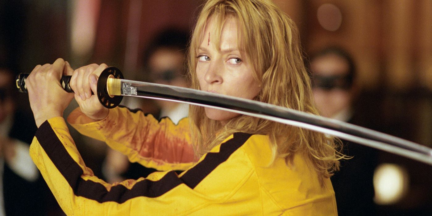 Uma Thurman as The Bride in Kill Bill Vol. 1.