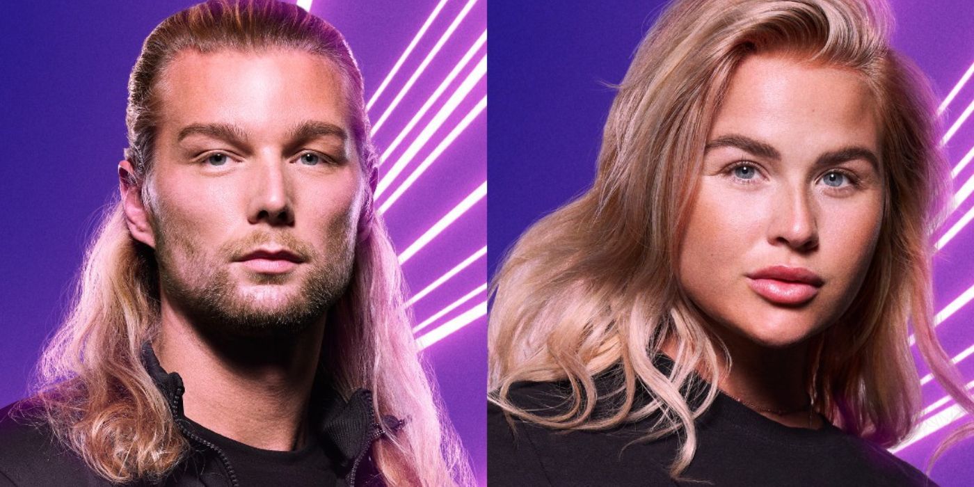 Split image showing Kim Tränka and Colleen Schneider in The Challenge Ride or Dies