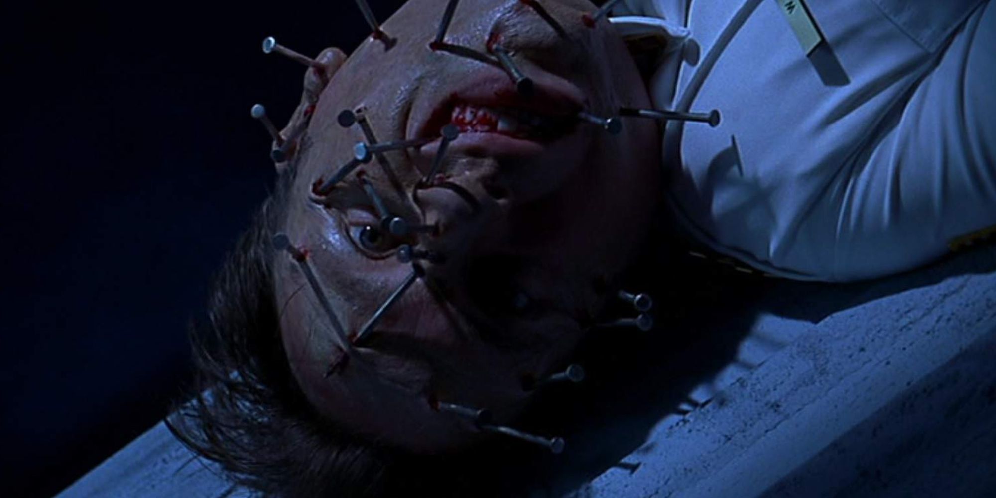 Kincaid being killed by nails to the face in Bride Of Chucky (1998)