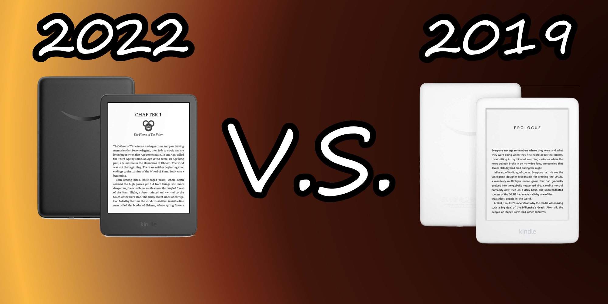 Kindle 2022 vs Kindle 2019