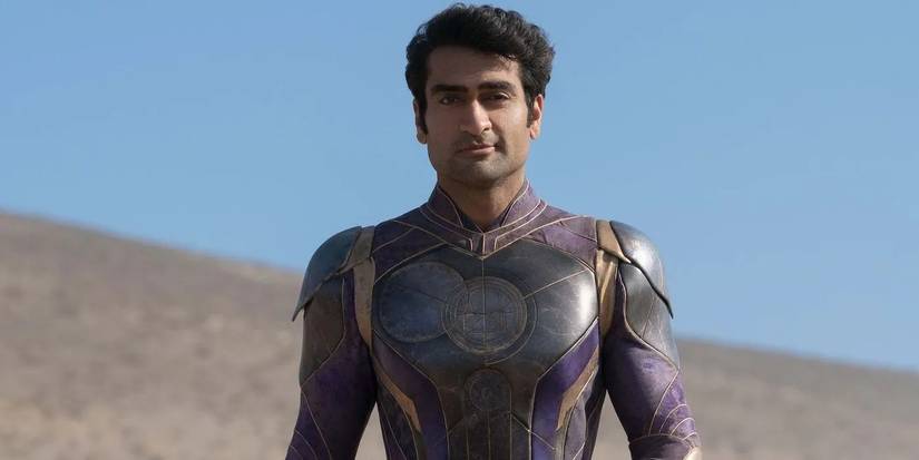 Kingo smirking in costume in Eternals