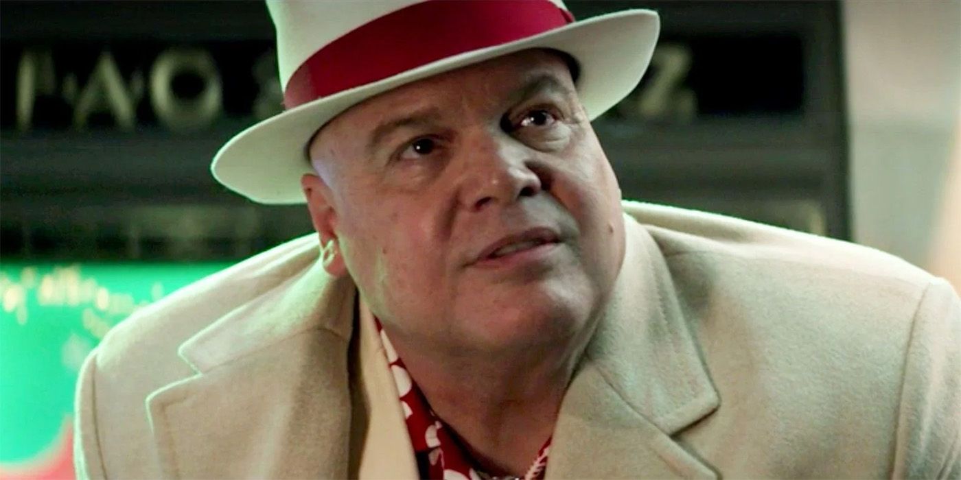 Kingpin with a hat in Hawkeye.