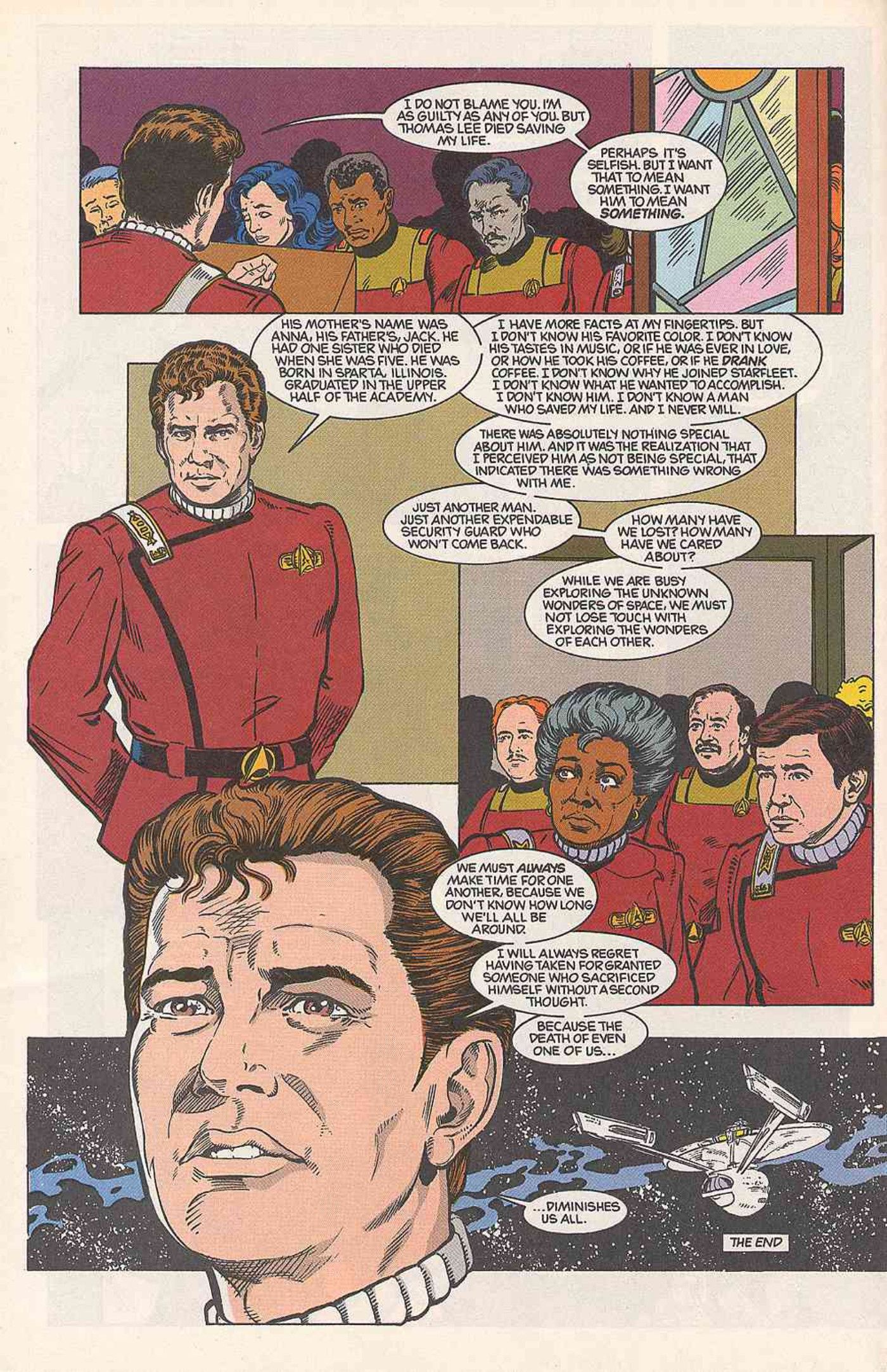 Kirk Red Shirt Funeral