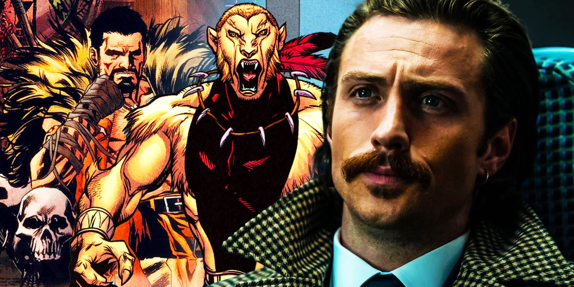 Kraven the hunter puma aaron taylor johnson