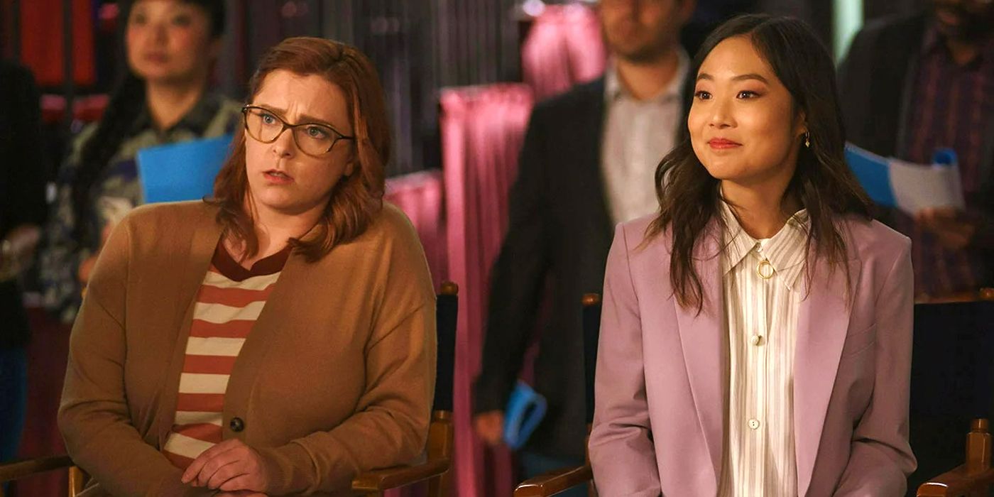 Krista Marie Yu and Rachel Bloom in Hulu's Reboot