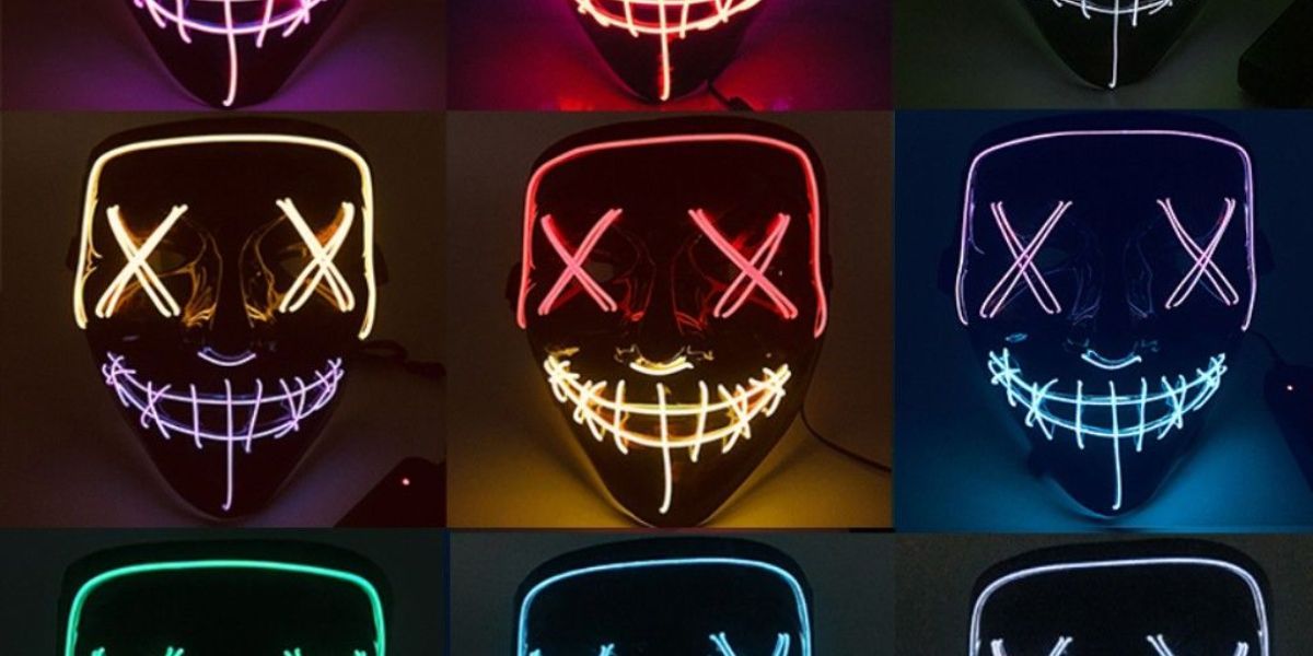LED Purge Mask as posters