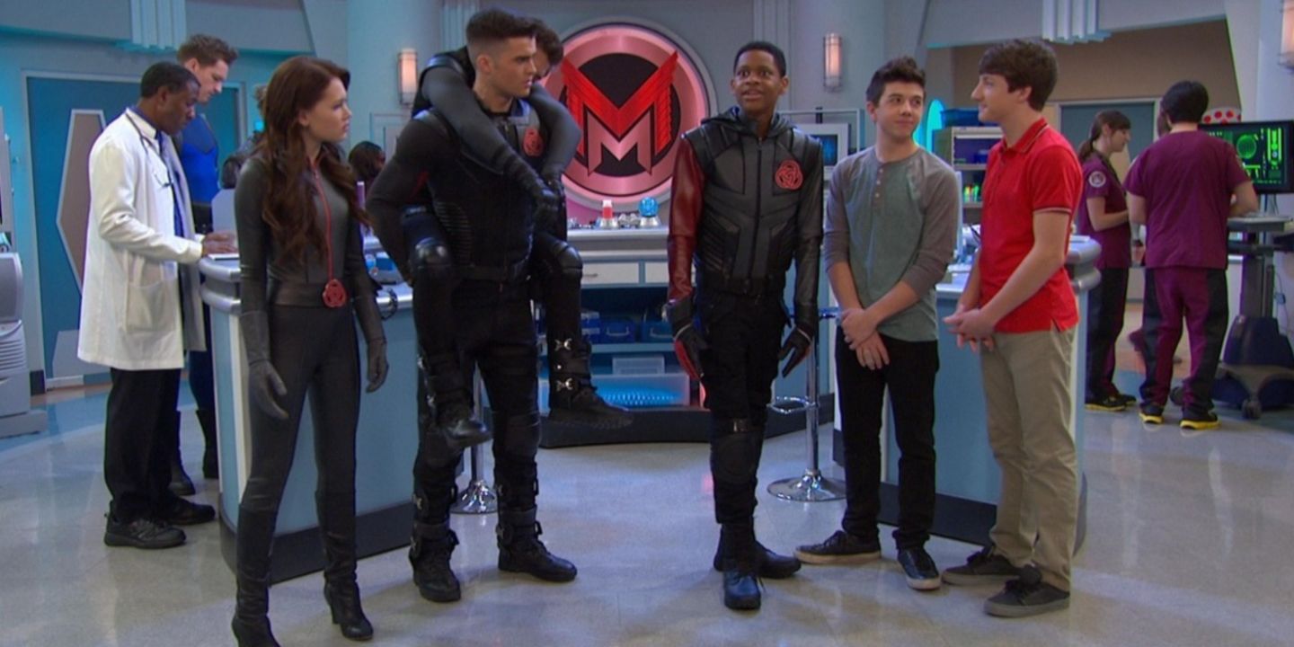 Characters of Lab Rats and Mighty Med in Lab Rats vs Mighty Med