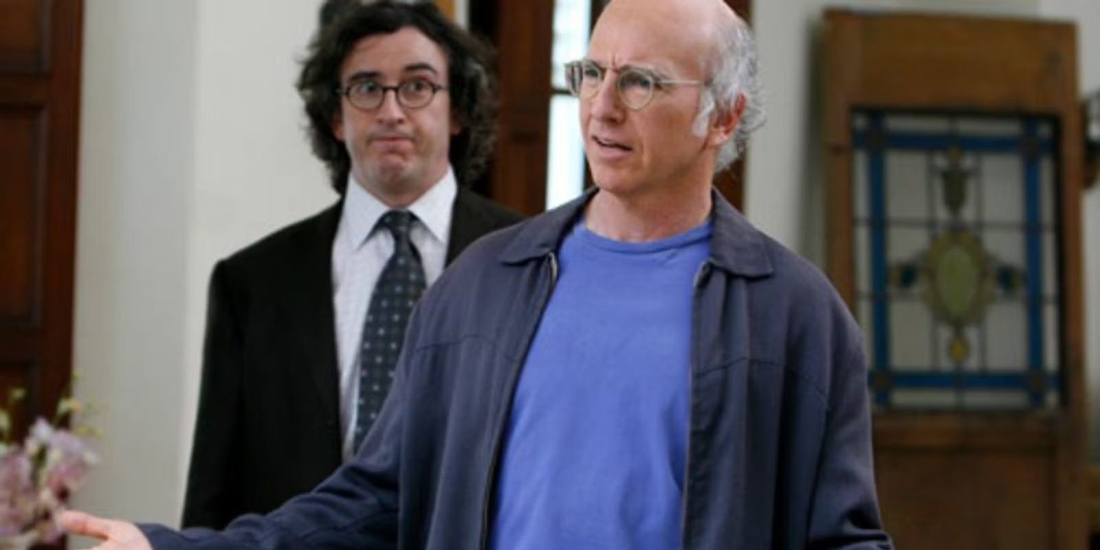 Larry with his therapist Dr Bright in Curb Your Enthusiasm