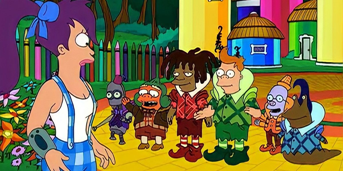 Leela in a Wizard of Oz parody in Futurama