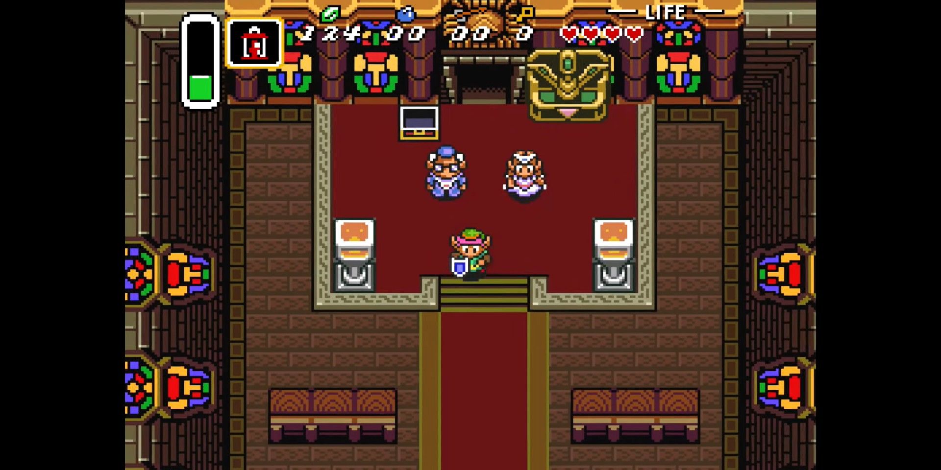 Legend of Zelda Link to the Past Throne Room