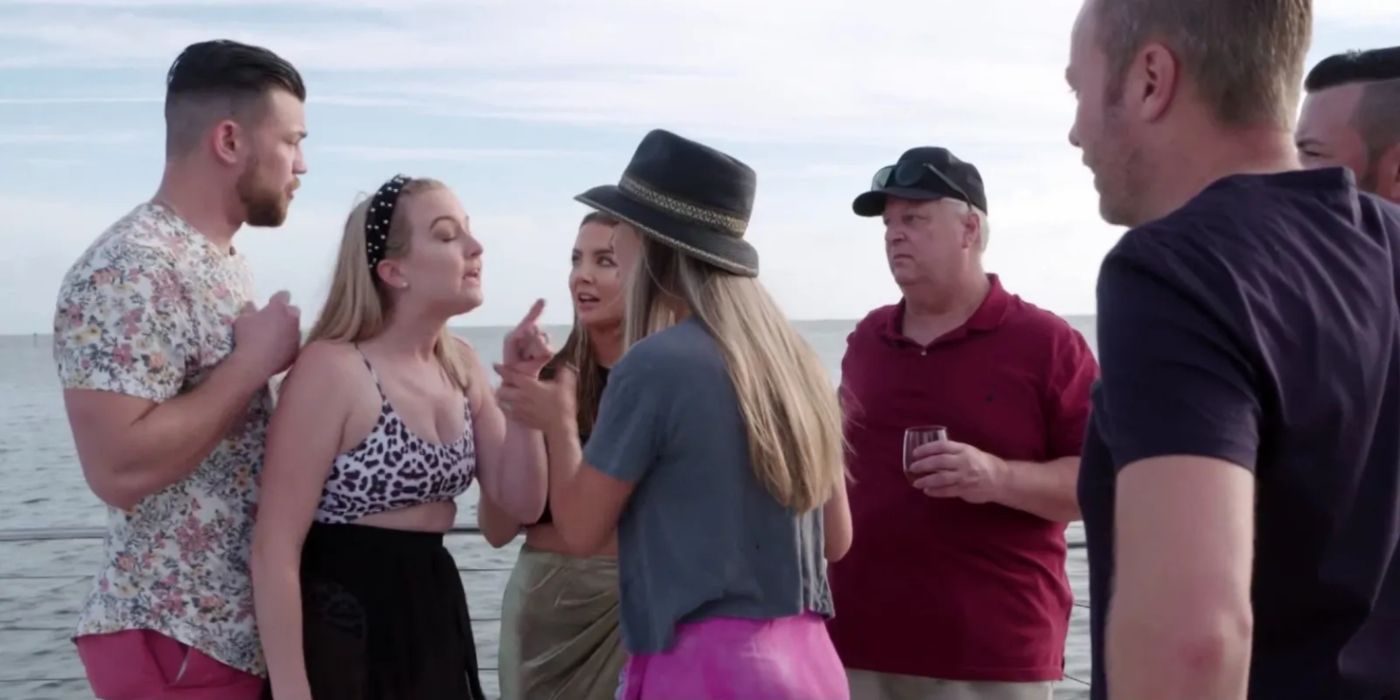 Libby Potthast and Andrei Castravet fighting with the Potthast family on 90 Day Fiancé: Happily Ever After