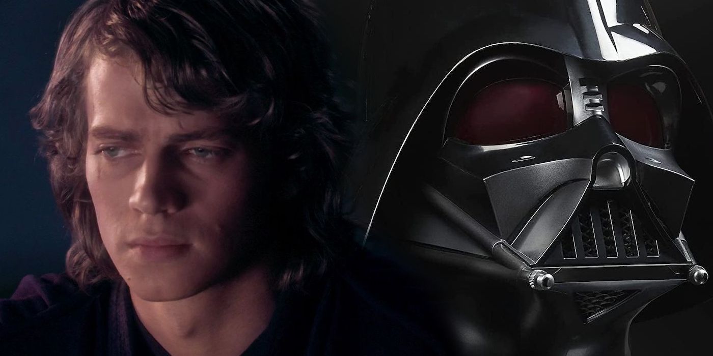 Hayden Christensen as Anakin Skywalker, Darth Vader mask