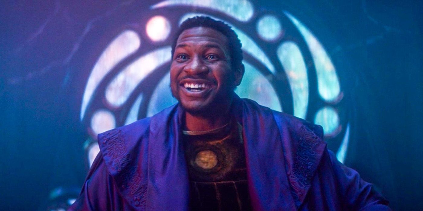 An image of He Who Remains smiling in the Loki 