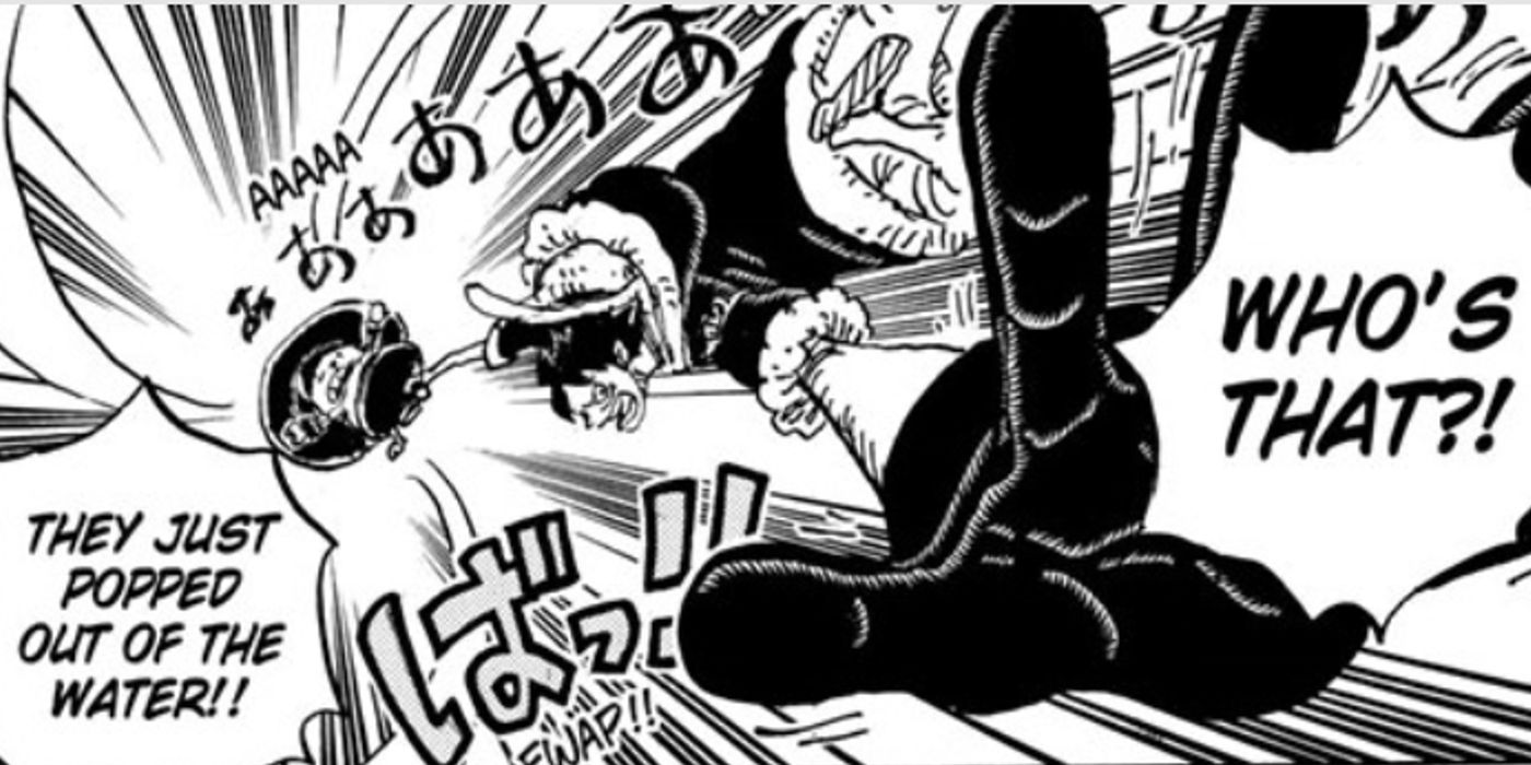 Luffy menciona como Bonney acabou de sair da água no capítulo 1061 de One Piece