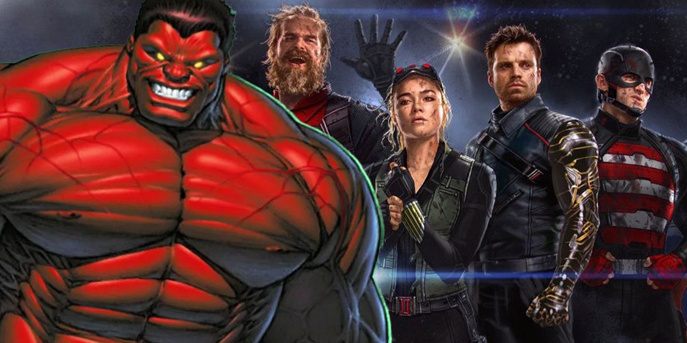 MCU Red Hulk Thunderbolts Team Ched