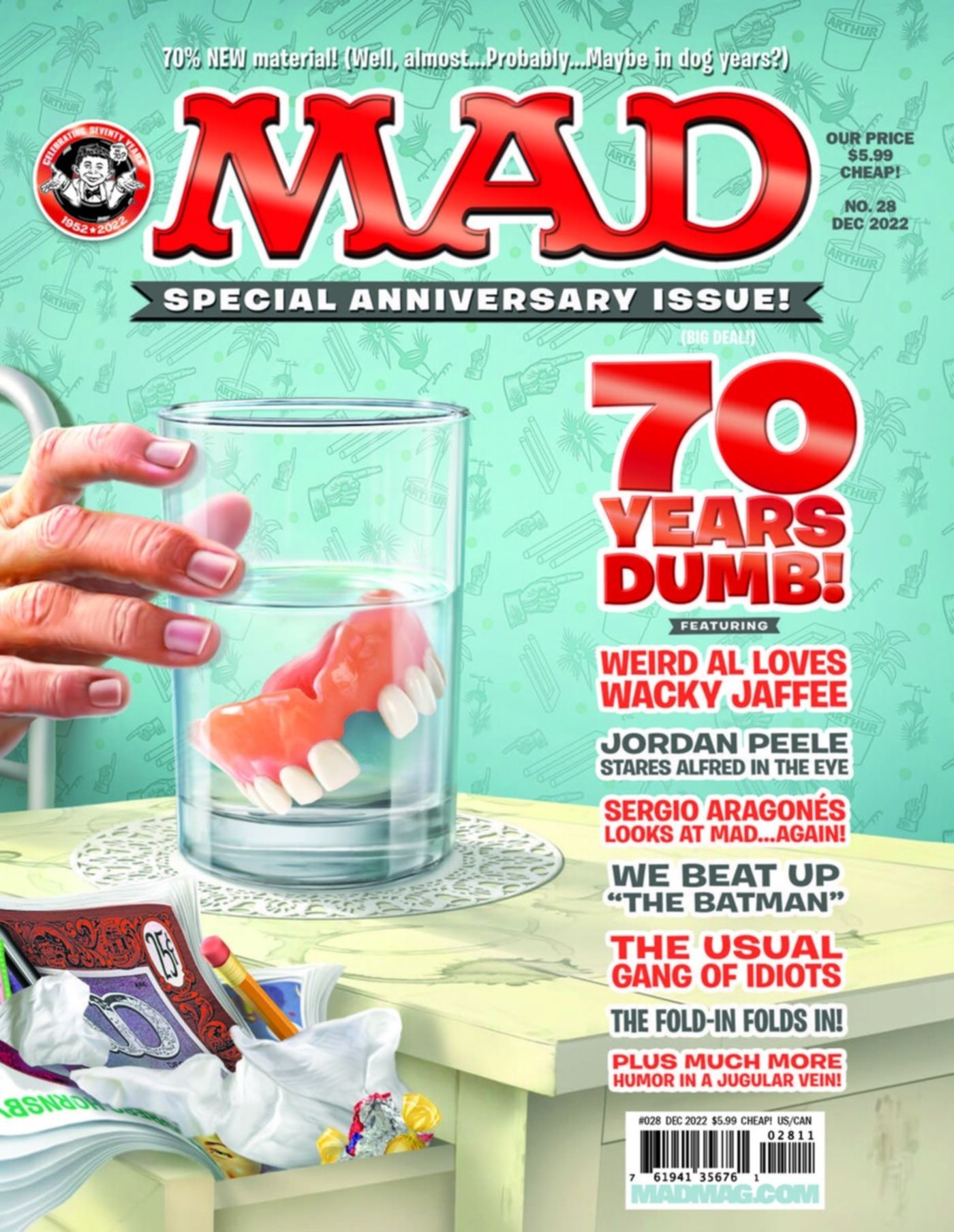 Jordan Peele And Weird Al Join Mad Magazine For Its 70th Anniversary 