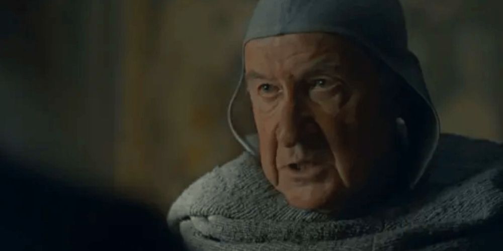 Grand Maester Mellos from House of the Dragon. 