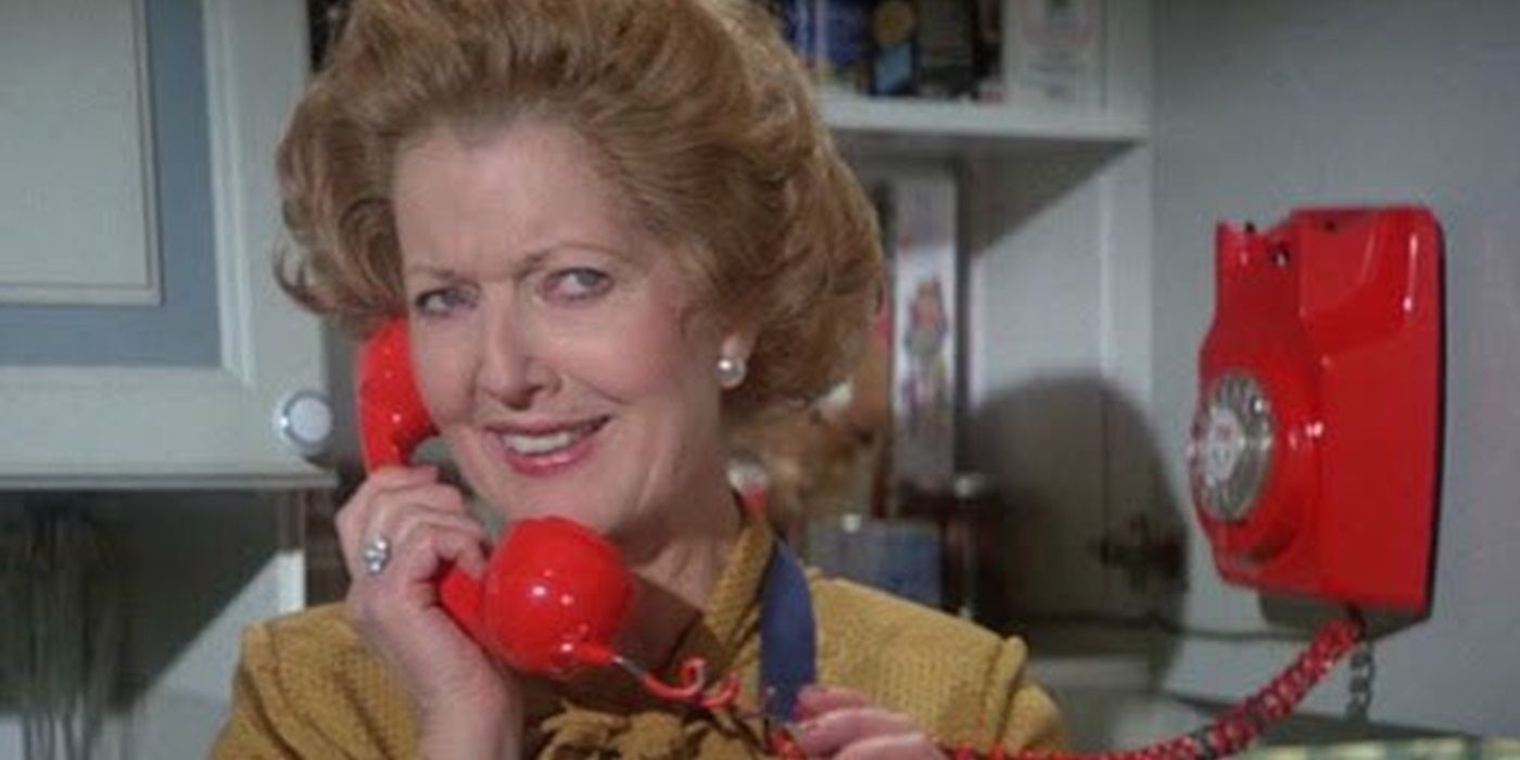 Margaret Thatcher on the phone in For Your Eyes Only