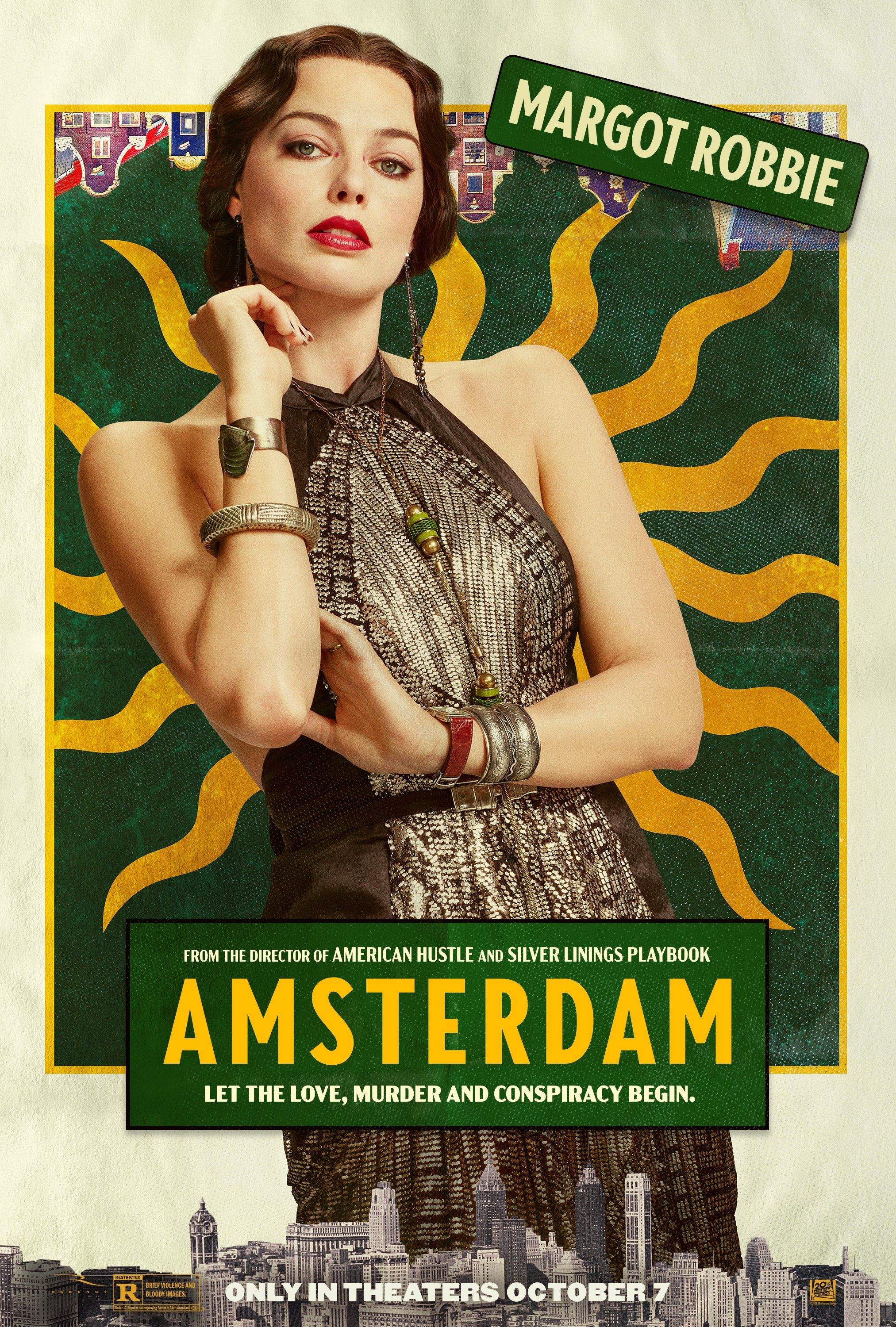 Margot Robbie in Amsterdam poster