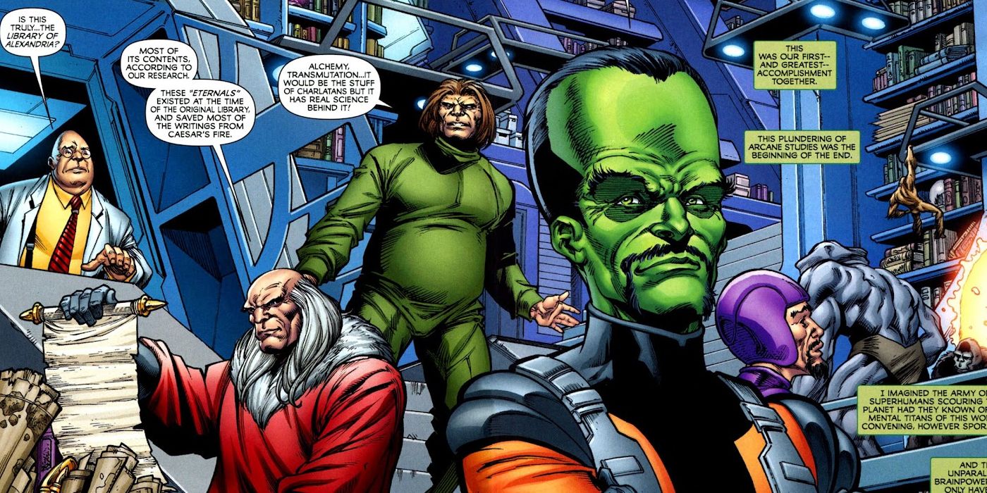 The Intelligencia gathers in Marvel Comics.