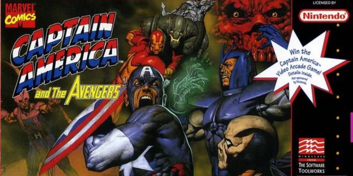 Captain America attacks an enemy on the cover of Captain America and the Avengers 