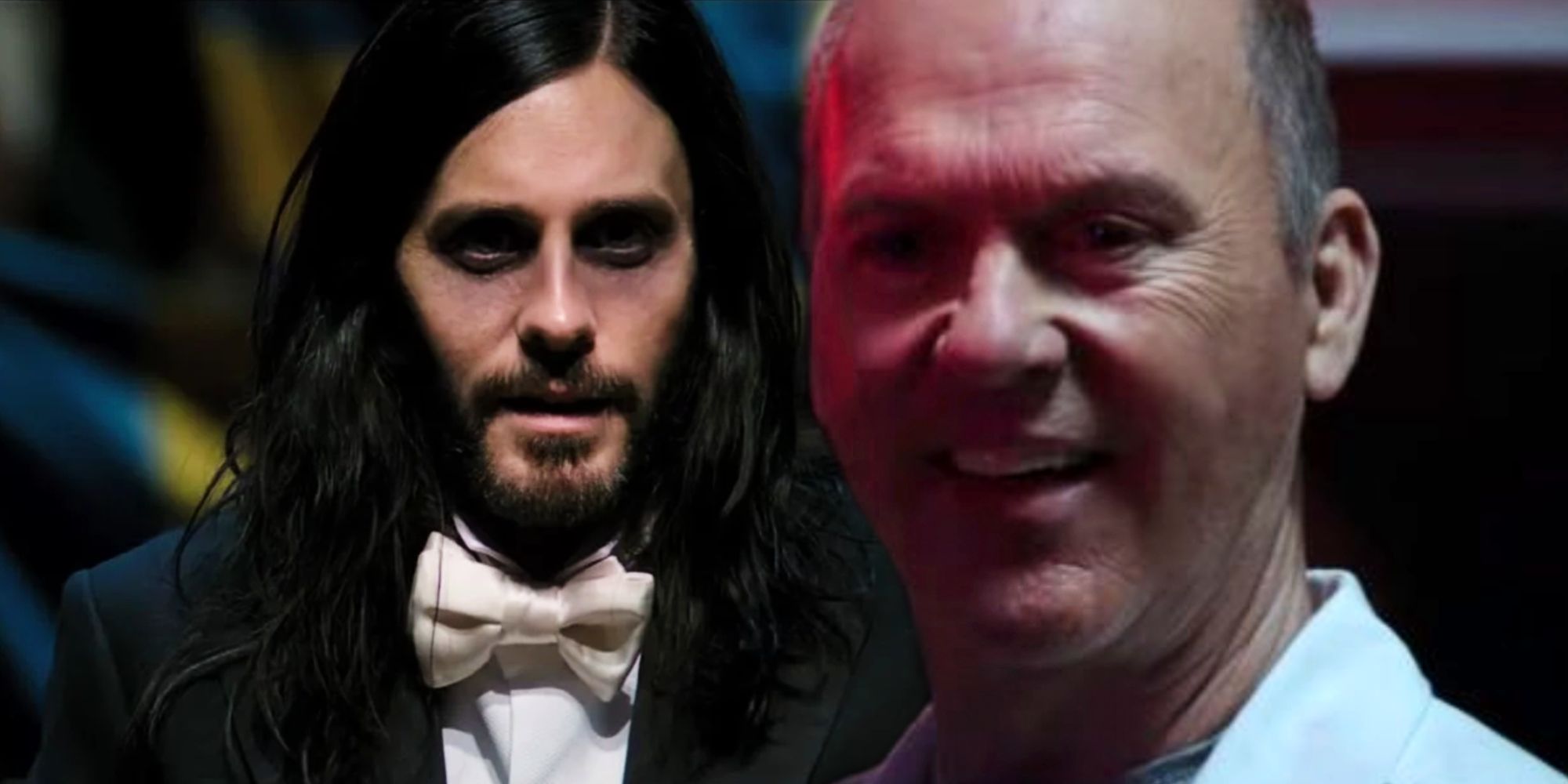 Michael Keaton as Vulture and Jared Leto as Morbius
