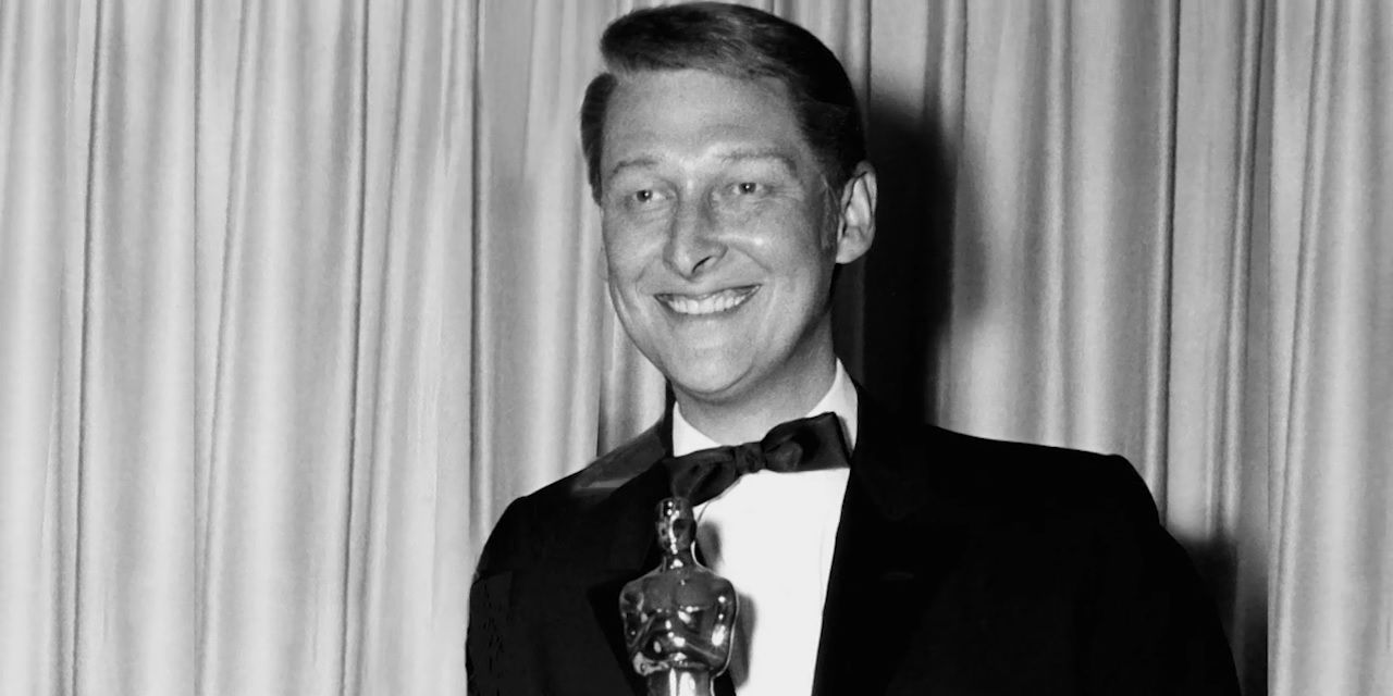 Mike Nichols with an Academy Award