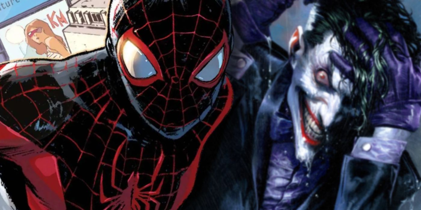 Miles Morales Spider-Man Joker Marvel DC Comics