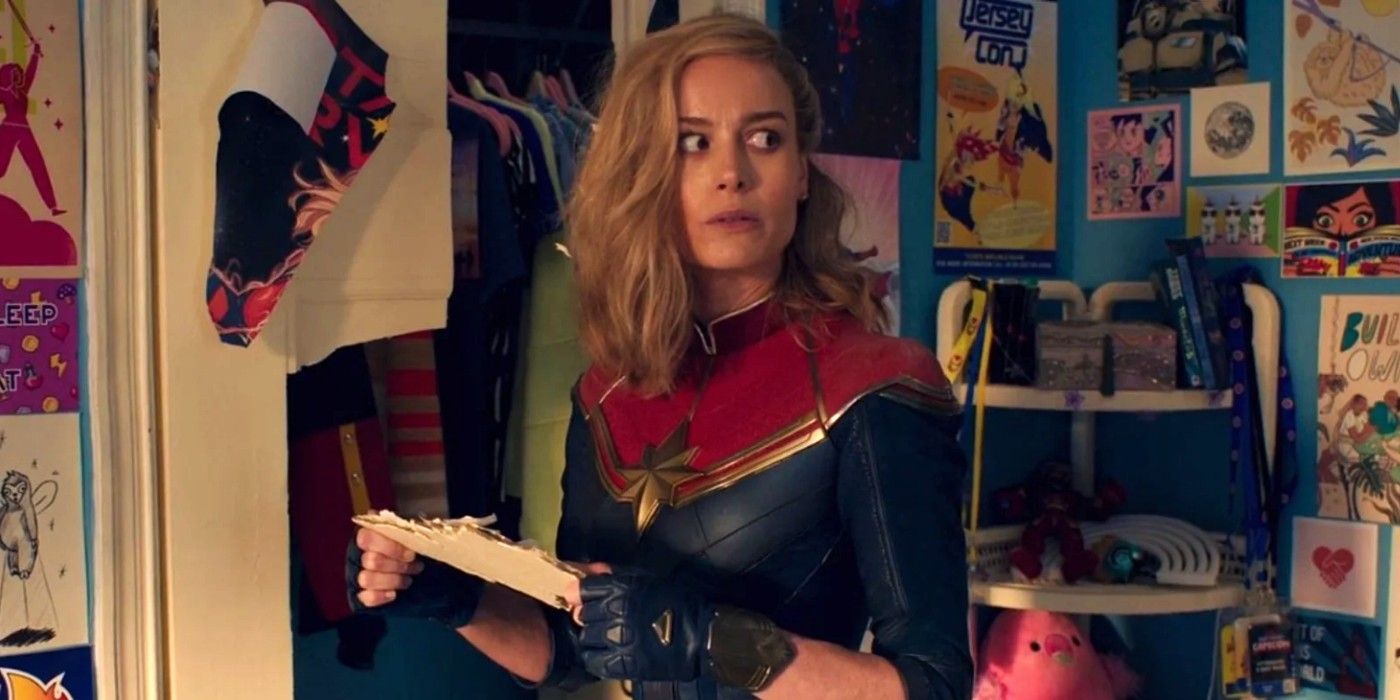 Ms Marvel/Kamala Khan switches bodies with Captain Marvel/Carol Danvers in the Ms Marvel post credit scene