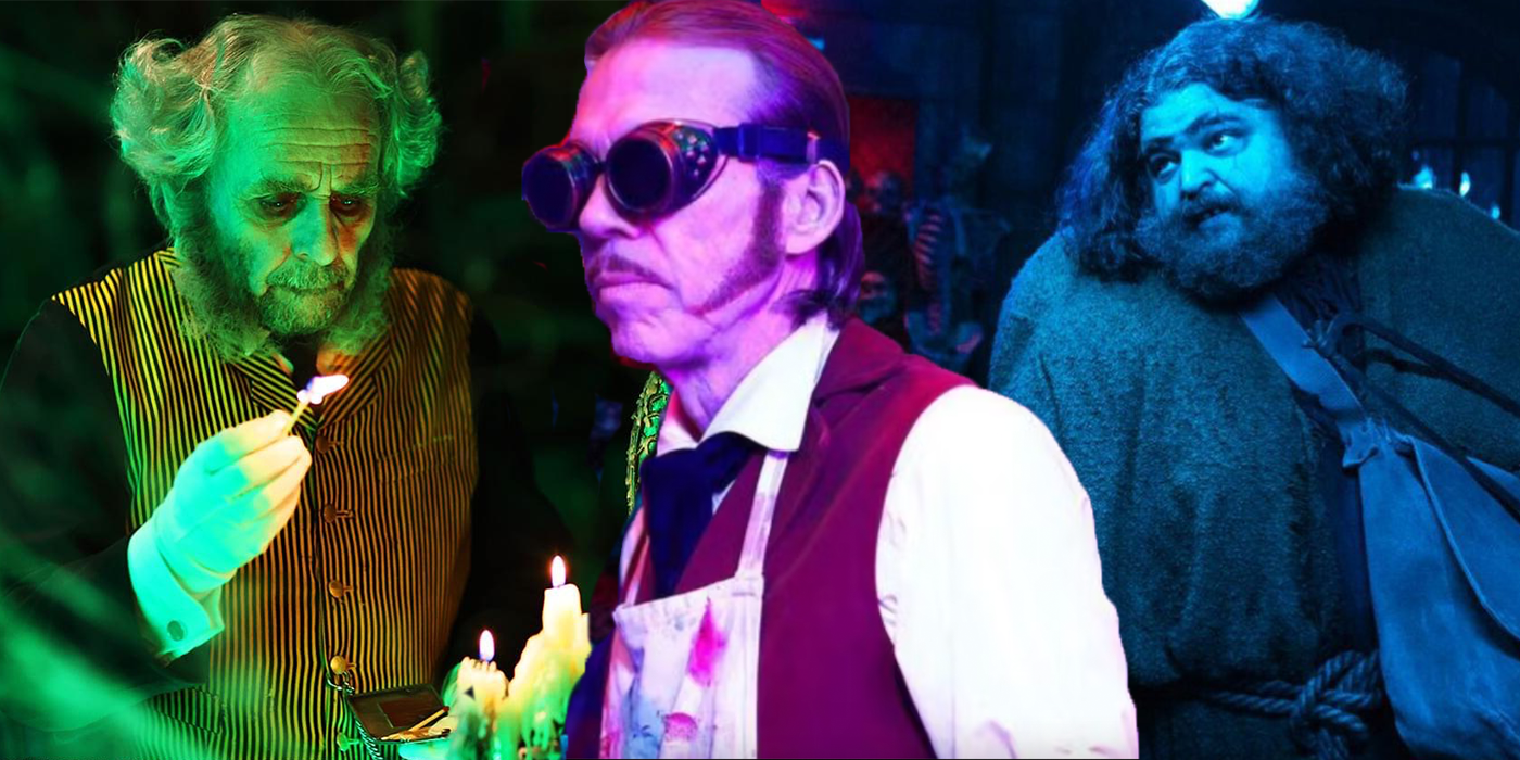 Igor, Dr. Henry Augustus Wolfgang, and Floop in Rob Zombie's Munsters reboot
