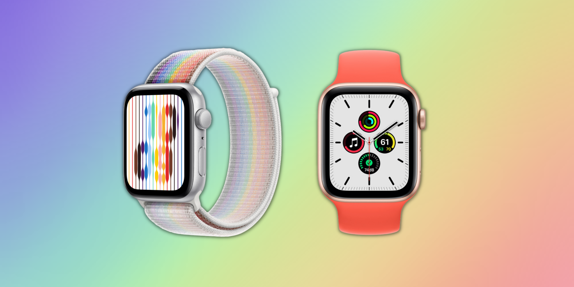 Novo Apple Watch SE em Far Out 