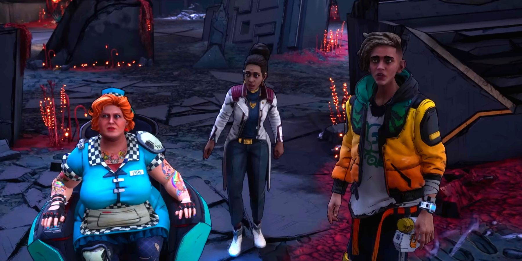 New main characters: Anu, Octavio and Fran for New Tales from the Borderlands.