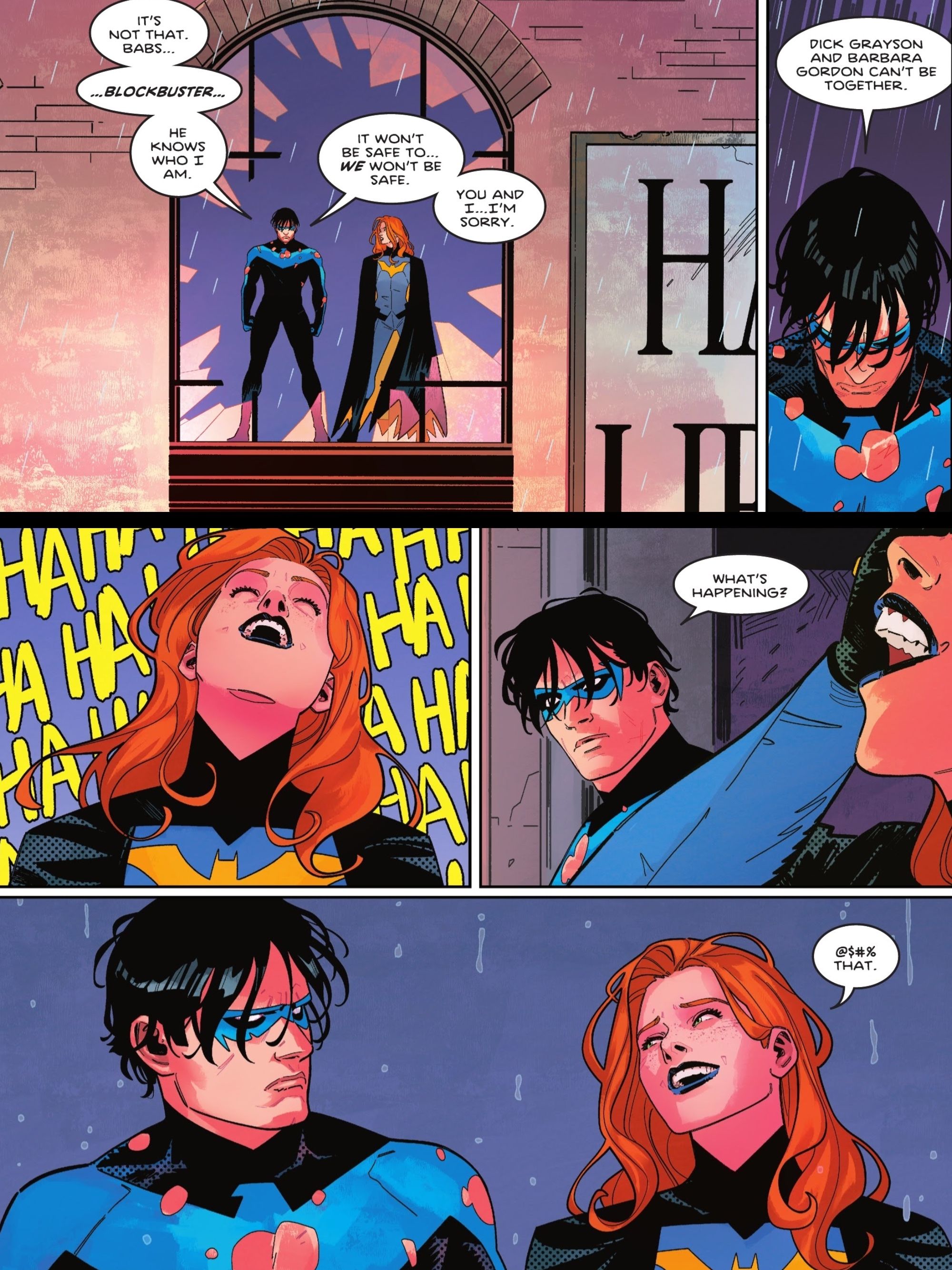Asa Noturna e Batgirl rejeitam clichê de romance