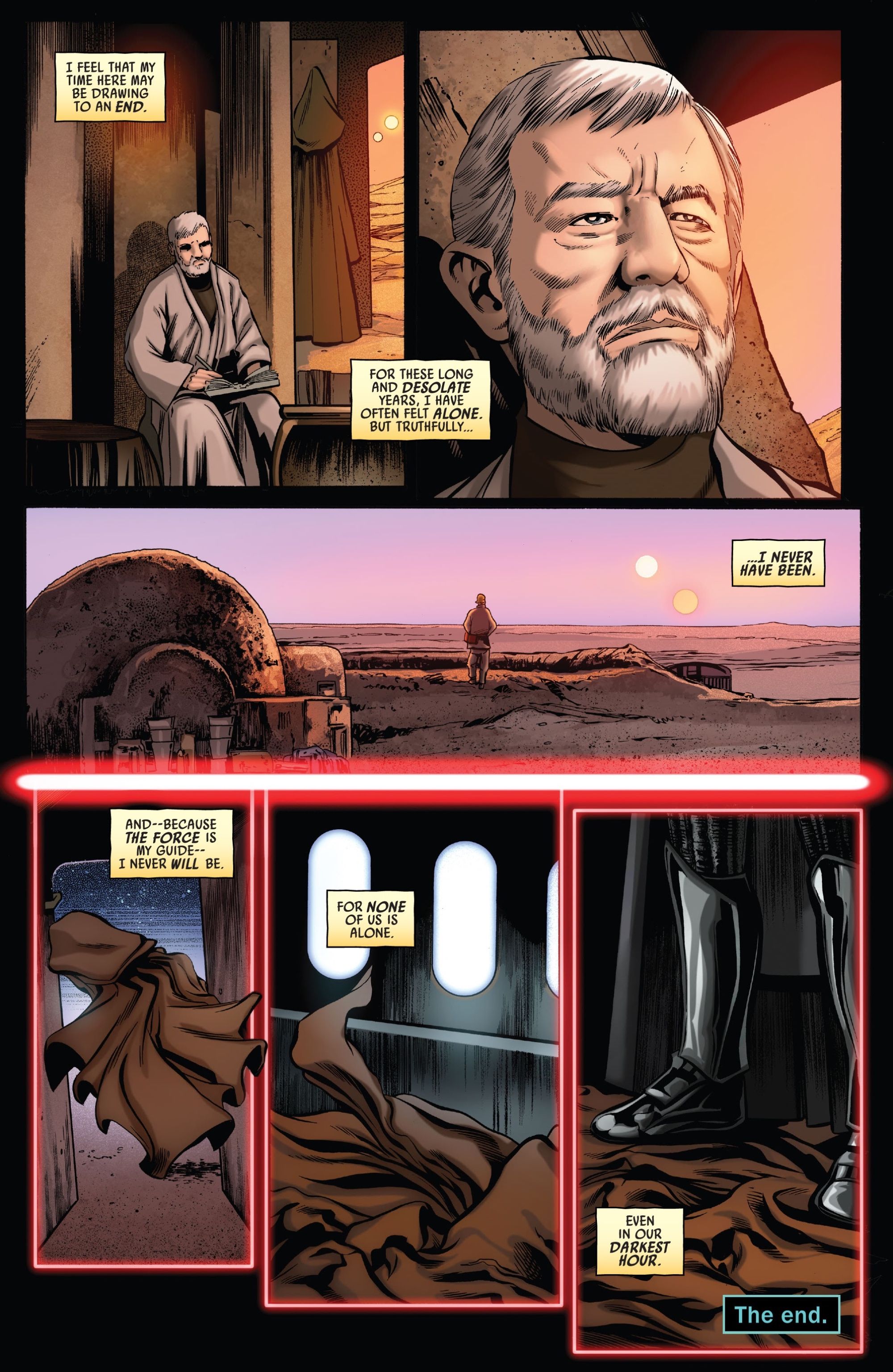 Obi-Wan sente seu duelo com Darth Vader