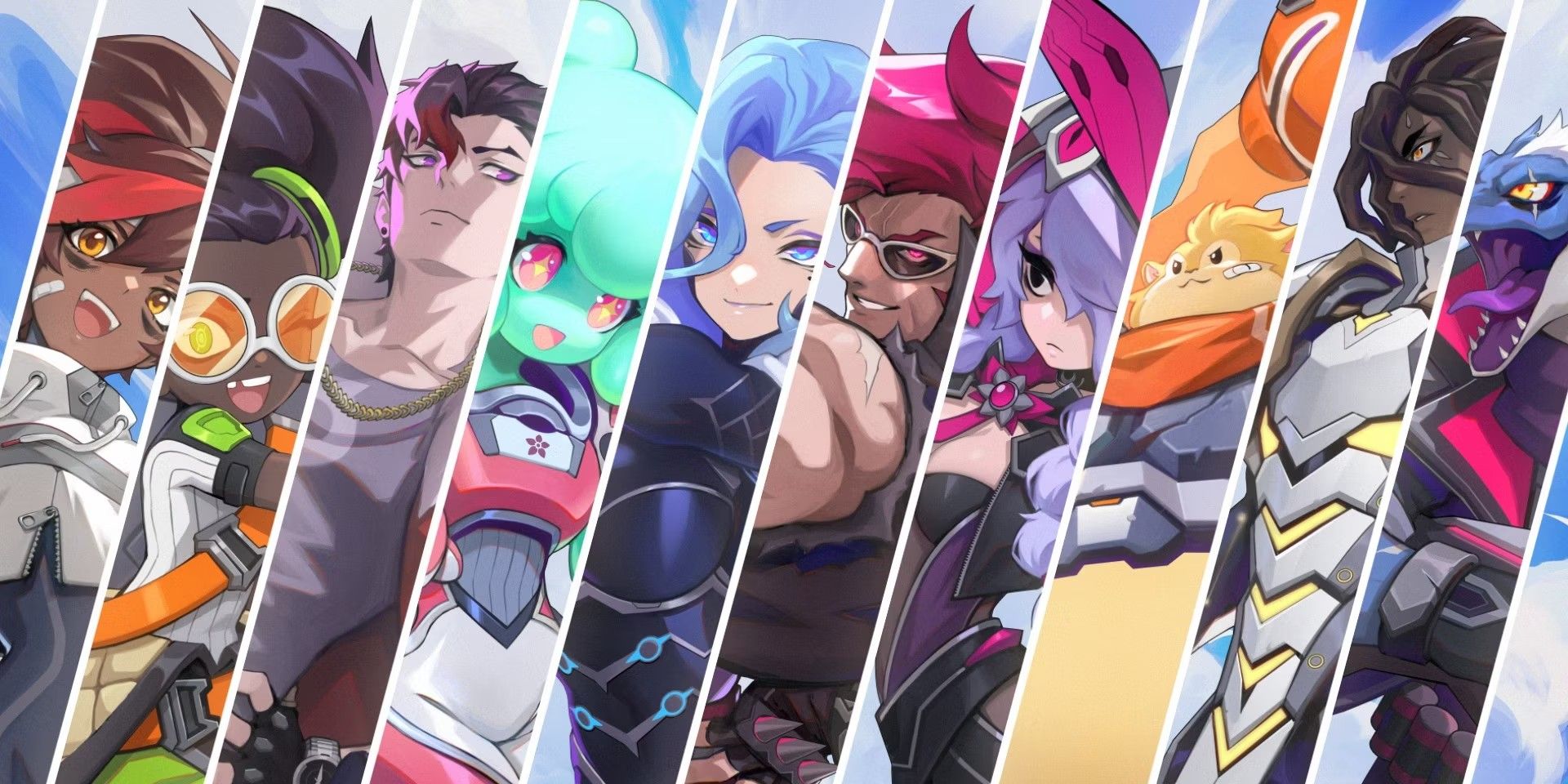 Omega Strikers character lineup.