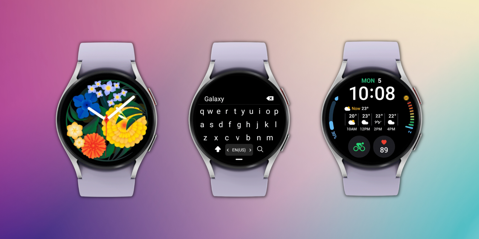 One UI Watch 4.5 update on the Galaxy Watch 4