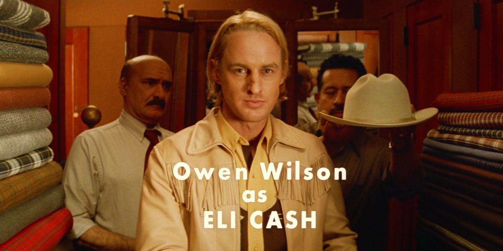Owen Wilson in the opening credits of The Royal Tenenbaums