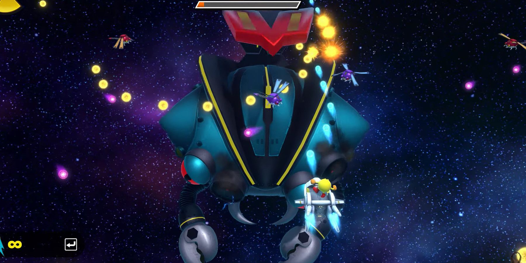 Pac-Man World Re-Pac King Galaxian Boss Fight Fase 2 Tail