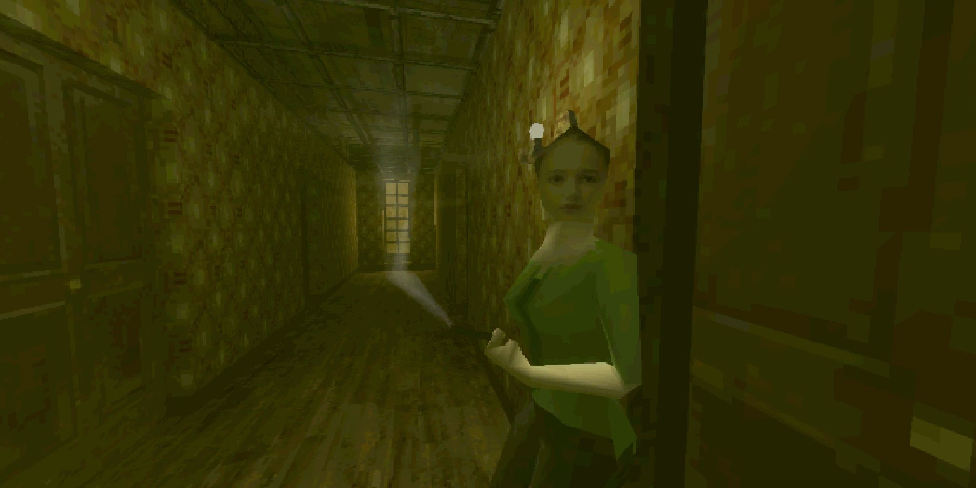 A screenshot from the indie horror game Paratopic.