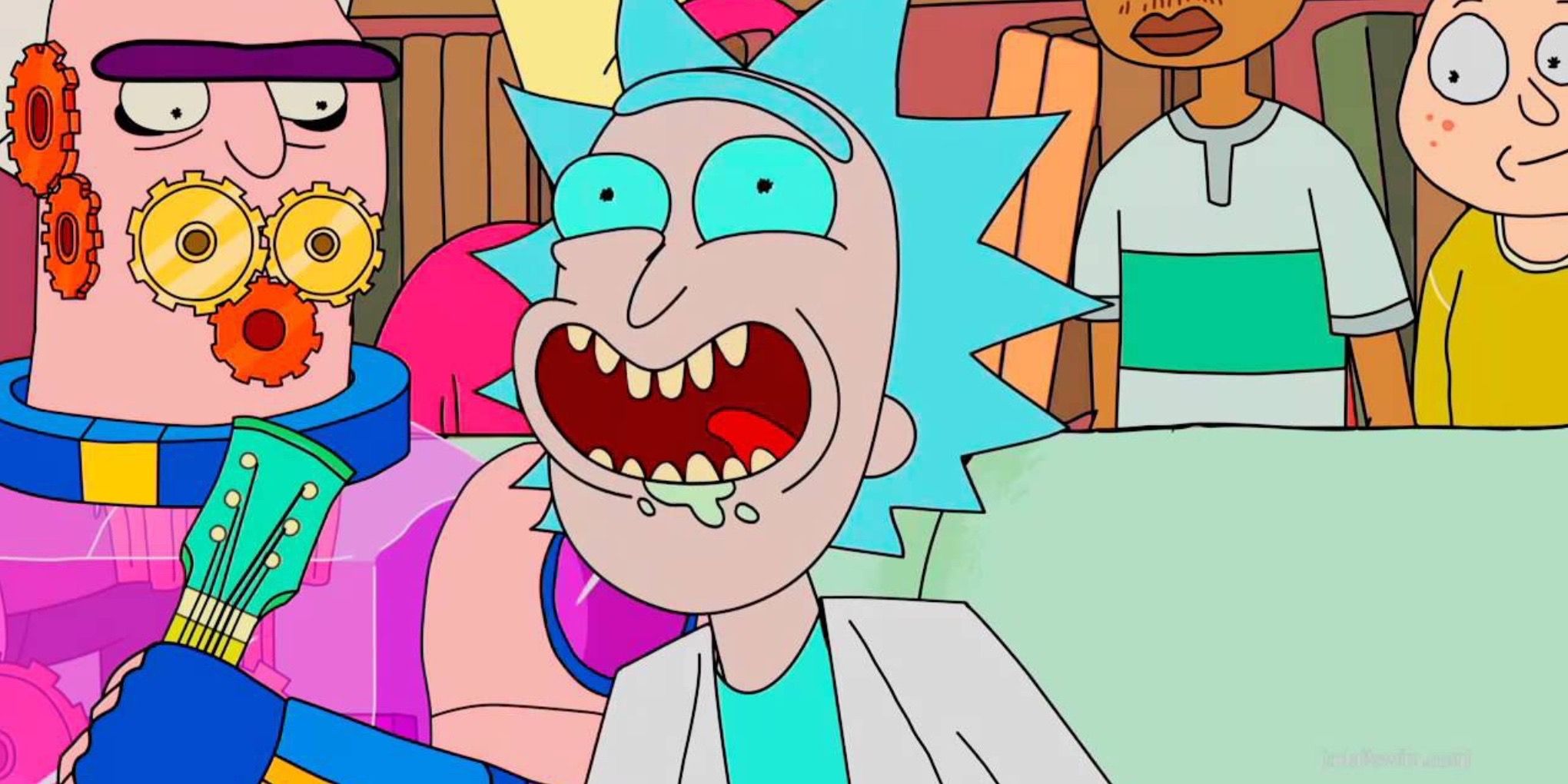 Party Animal Rick Sanchez on Rick and Morty