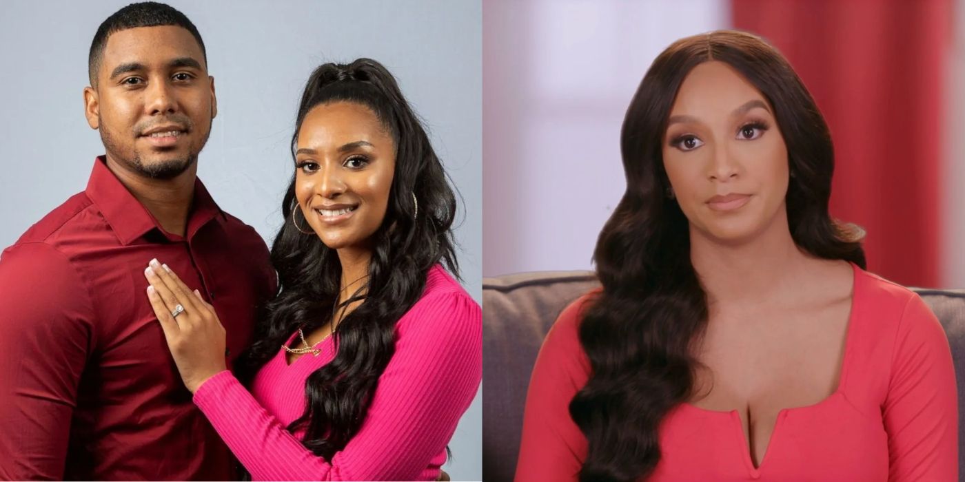 Pedro Jimeno and Chantel Everett From 90 Days Fiance side by side image