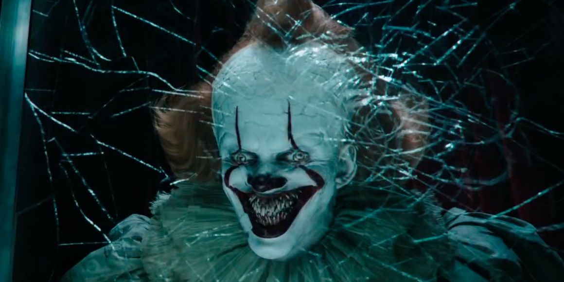 Pennywise smiling in It Chapter Two