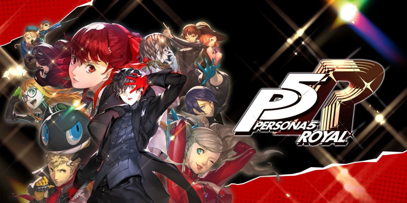Persona 5 Royal key art featuring a collage of the Phantom Thieves.
