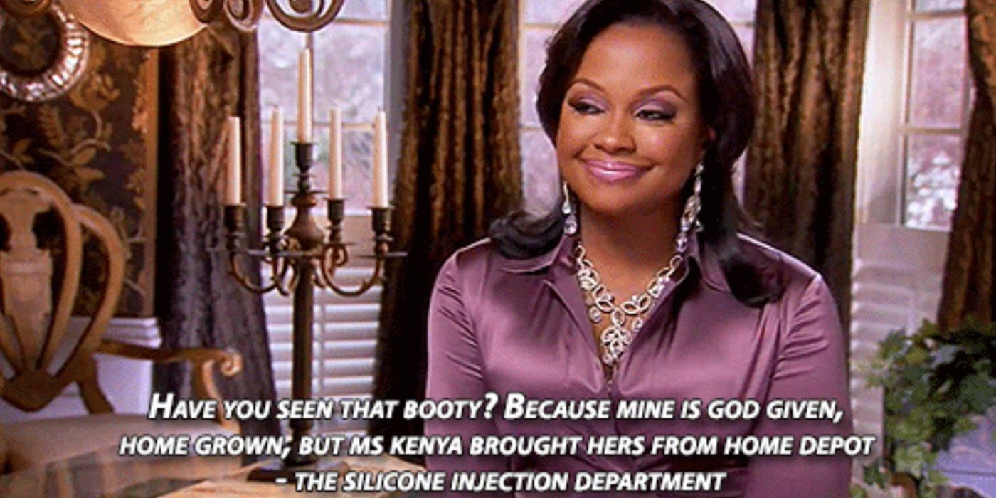Phaedra talking about Kenya in a confessional on RHOA